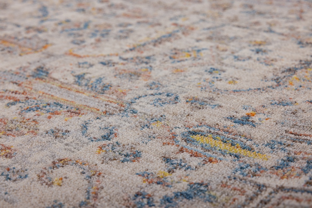 Турецкий ковер из полиэфирного шёлка «MYSTIC» 1366A-KEM-NAV(Runner)