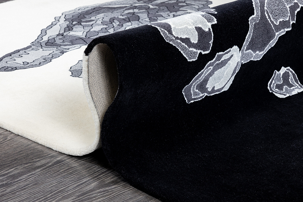 Индийский ковёр из шерсти и арт-шёлка «Art de Vivre by DETALI» design Elena Sneg «DANCE»