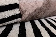 Индийский ковер из шерсти и эвкалиптового шёлка «VELVET MIRAGE» DAHLIA TAUPE 5