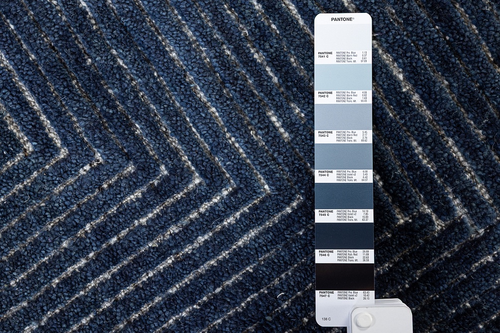 Индийский ковер из шерсти «SORRENTO» RILEY3-BLUE