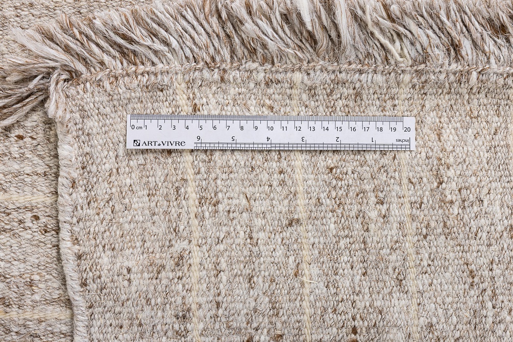 Индийский ковер из льна и шерсти «LINEN TOUCH» LT.BROWN