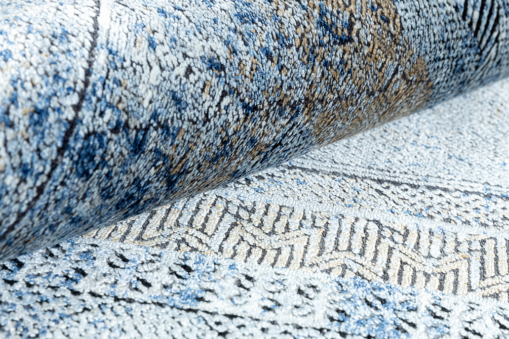 Турецкий ковёр из шёлка и эвкалиптового шёлка «SALVATORE APARTMENT» DH62A-GRE-YEL