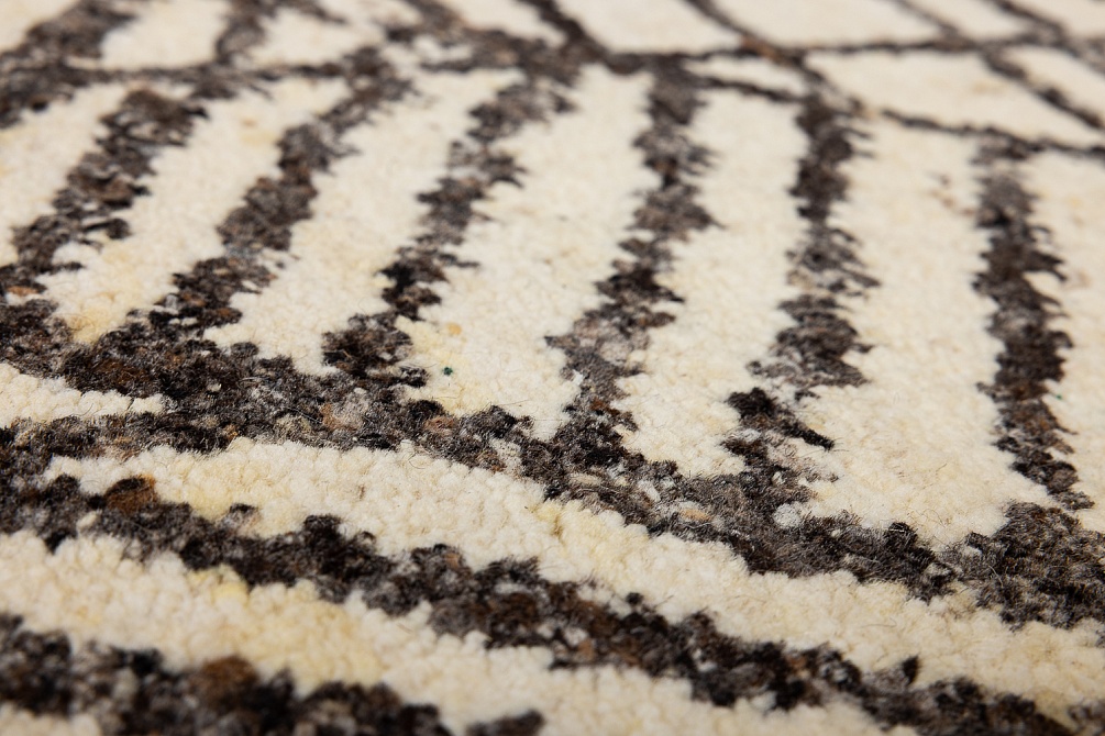 Индийский ковер из шерсти «SORRENTO» CE4610-IVORY-M.BROWN