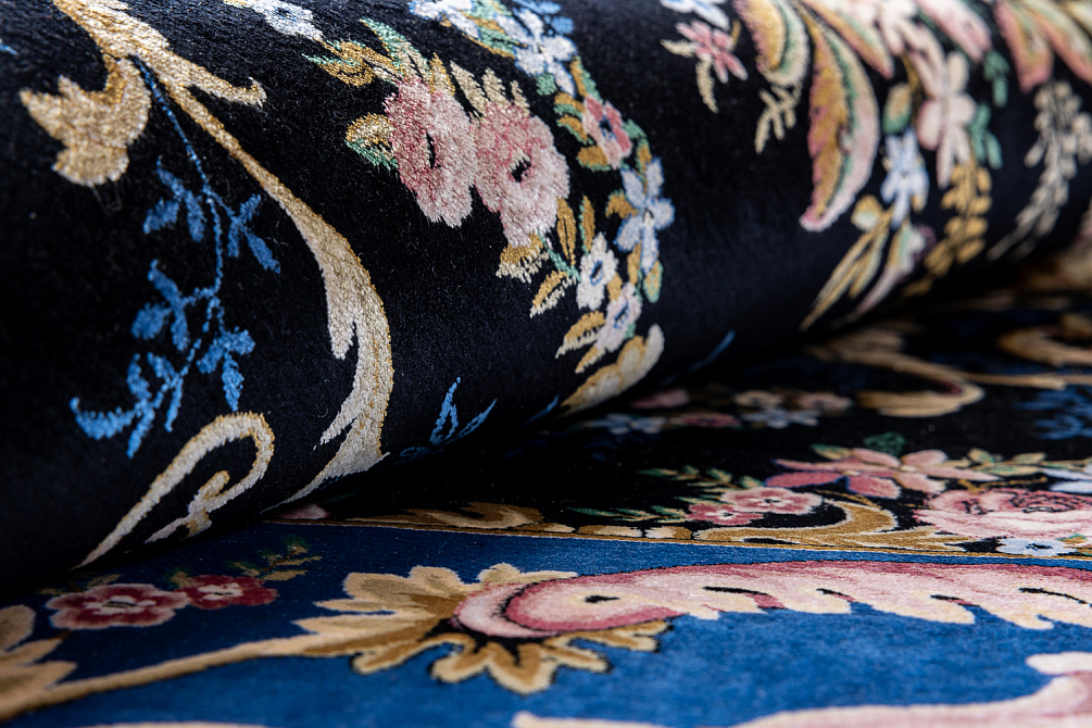 Иранский ковёр из шёлка и модала «MASTERPIECE QUM» 019-22-ARTDECO-NEW YORK