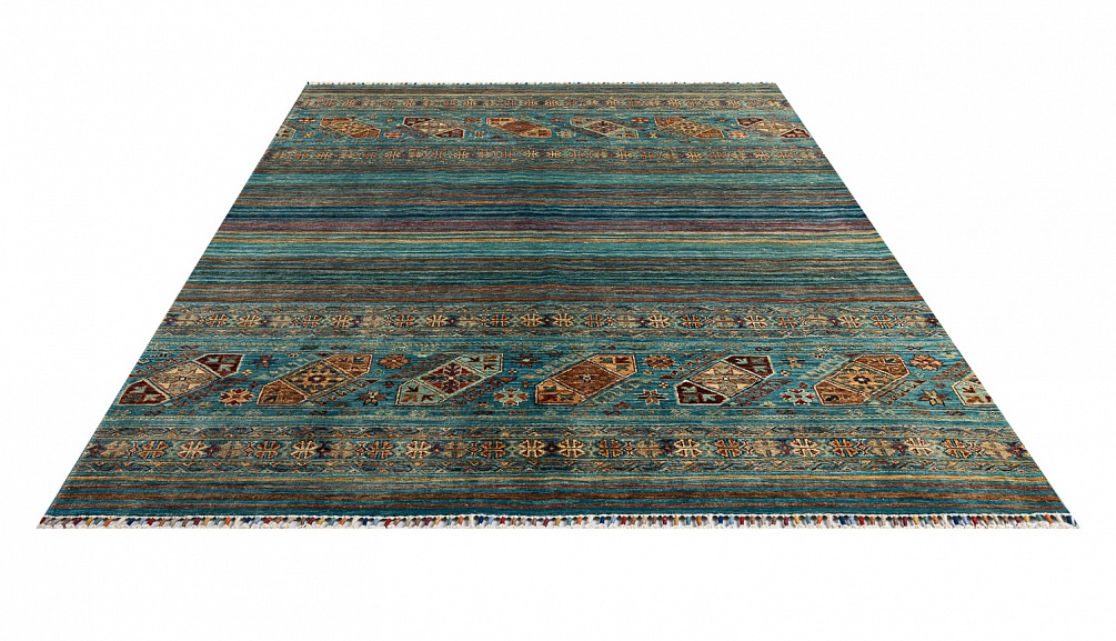 Пакистанский ковер из шерсти «SHAWL KANDI» MULTY-MULTY(171x240)