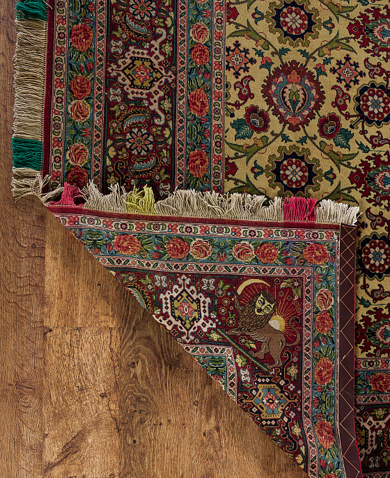 Иранский ковёр из шерсти и шёлка «SENEH» 11-178-IR