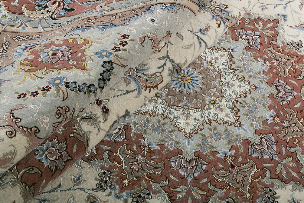 Иранский ковёр из шерсти и шёлка «TABRIZ IR» 12-273-IR