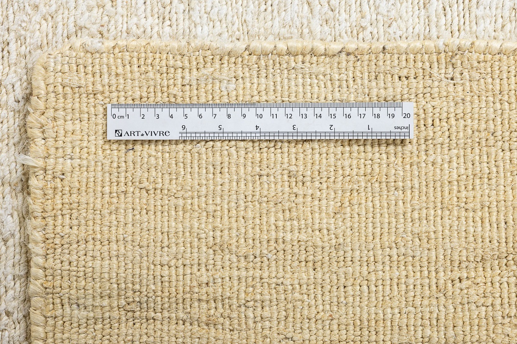 Индийский ковер из джута «JUTE MODERN» LINES-WHITE