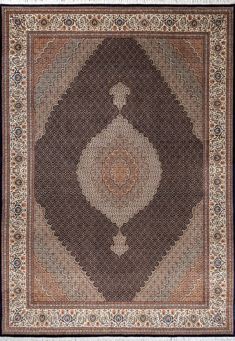 Иранский ковер из шерсти и шёлка «TABRIZ MAHI» 10-470-IR 1