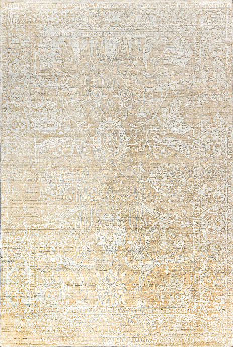 Индийский ковер из арт-шёлка и шерсти «OXFORD» VN-30-BEIGE
