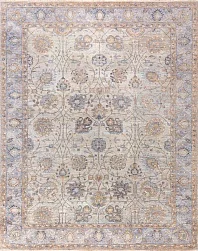 Индийский ковер из шерсти «ZIEGLER ZERO» 1741-IVORY 1