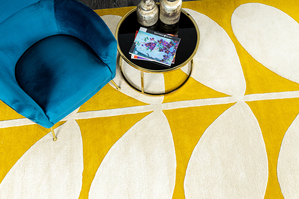 Индийский ковёр из шерсти «ORLA KIELY» Yellow Stem 59306