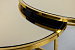 Кофейный столик Goldy Black (набор из 2-х штук)
