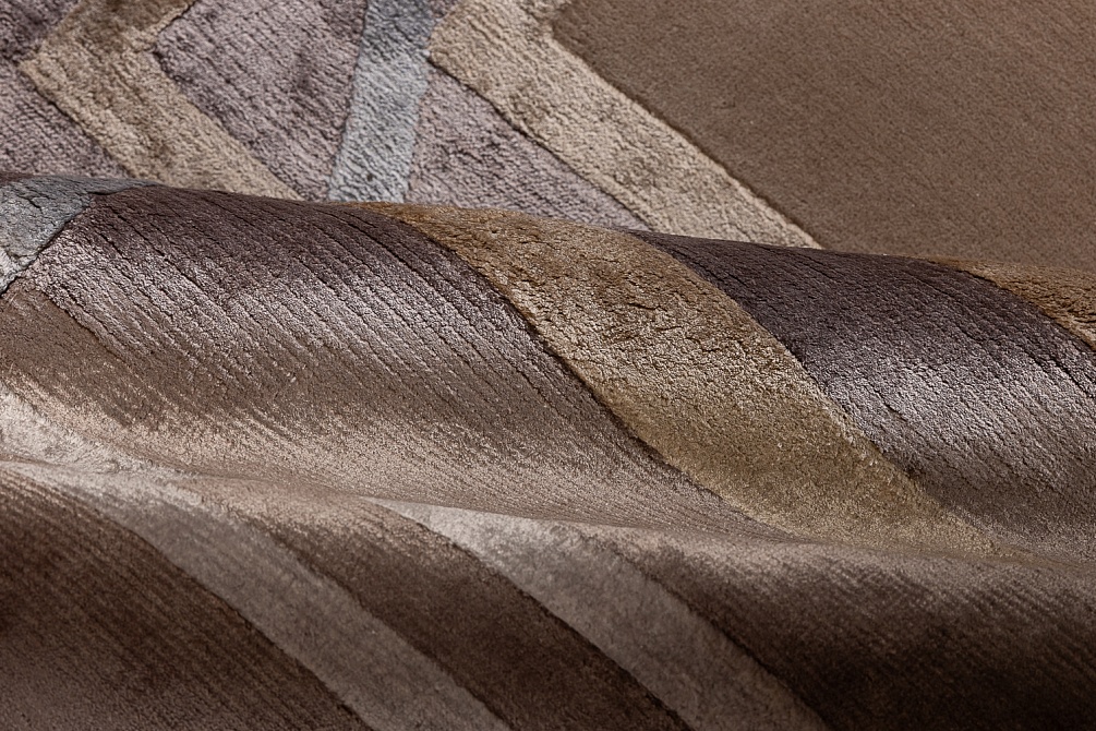 Индийский ковер из шерсти и арт-шёлка «CARTIE COLLECTION» ART DECO-03-21B(SL)