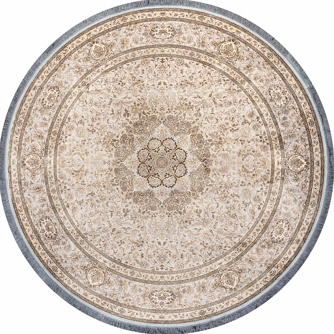 Иранский ковер из шёлка, бамбукового шёлка и акрила «NARSIS» 8302(Round)