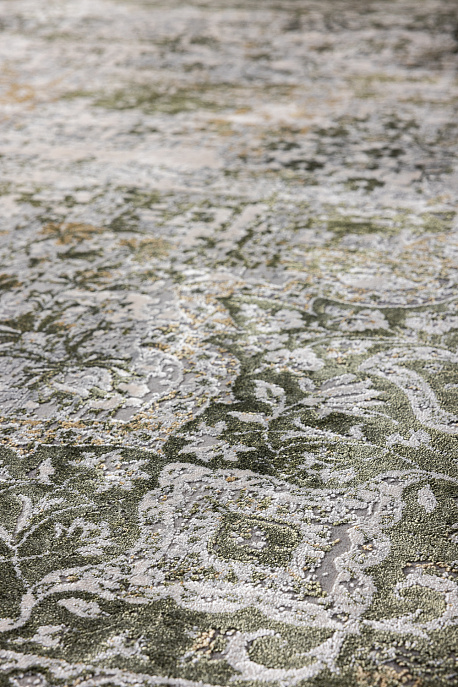 Турецкий ковёр из эвкалиптового шёлка и акрила «VERSAİLLES PALACE» M431D-CRE-LGRN