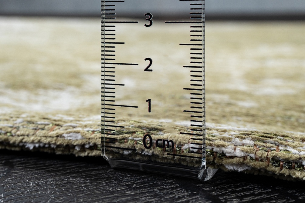 Бельгийский ковер из полиэфирного шёлка «SHINY FEATHER» 9565-GROUND-SONORA