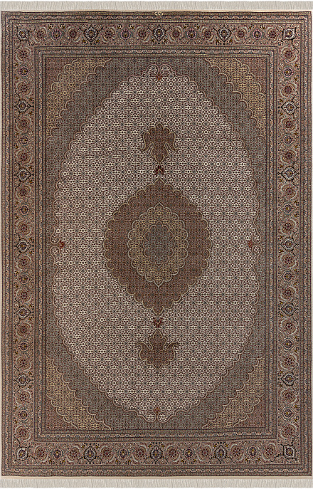 Иранский ковер из шерсти и шёлка «TABRIZ MAHI» 13-171-IR