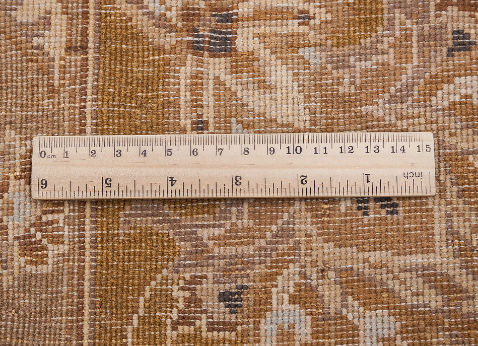 Индийский ковер из шерсти и шёлка «ROYAL AMER» AK1351-LBLU-LBRN