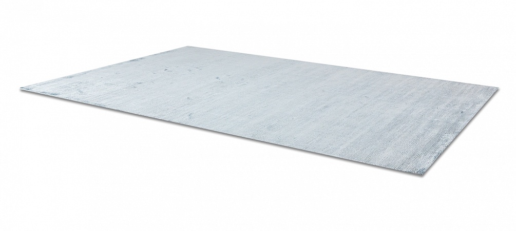 Индийский ковер из шерсти и арт-шёлка «MURUGAN» PLAIN-BLU-BH10/D052 3