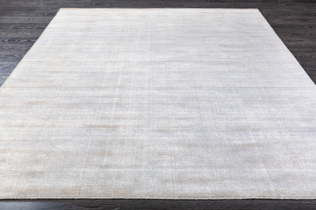 Индийский ковёр из арт-шёлка и шерсти «MURUGAN» PLAIN-A038-BP10