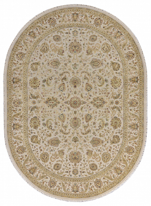 Индийский ковер из шерсти и шёлка «AURORA 14/14» QNQ10-MIVR-MIVR(Oval)