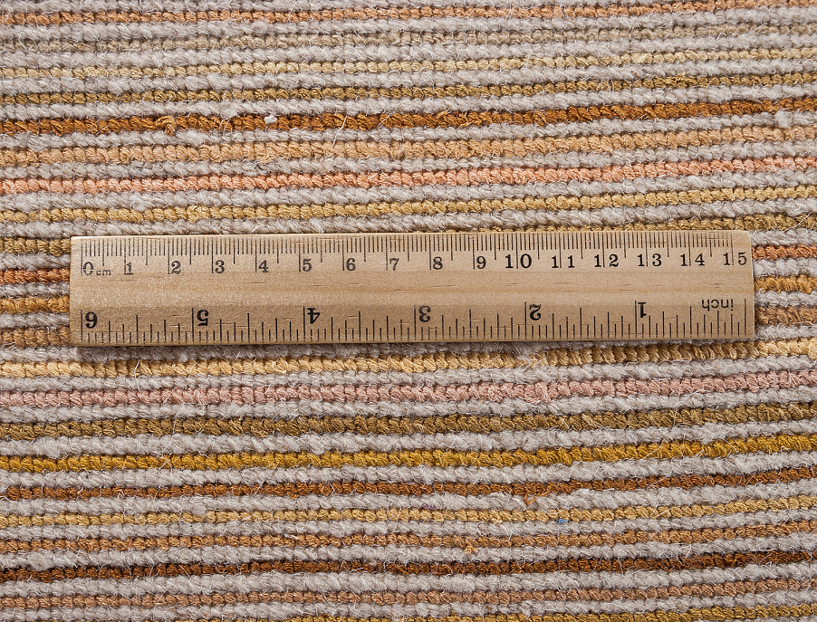 Индийский ковёр из шерсти и шёлка «RIB EYE LUXE» C333