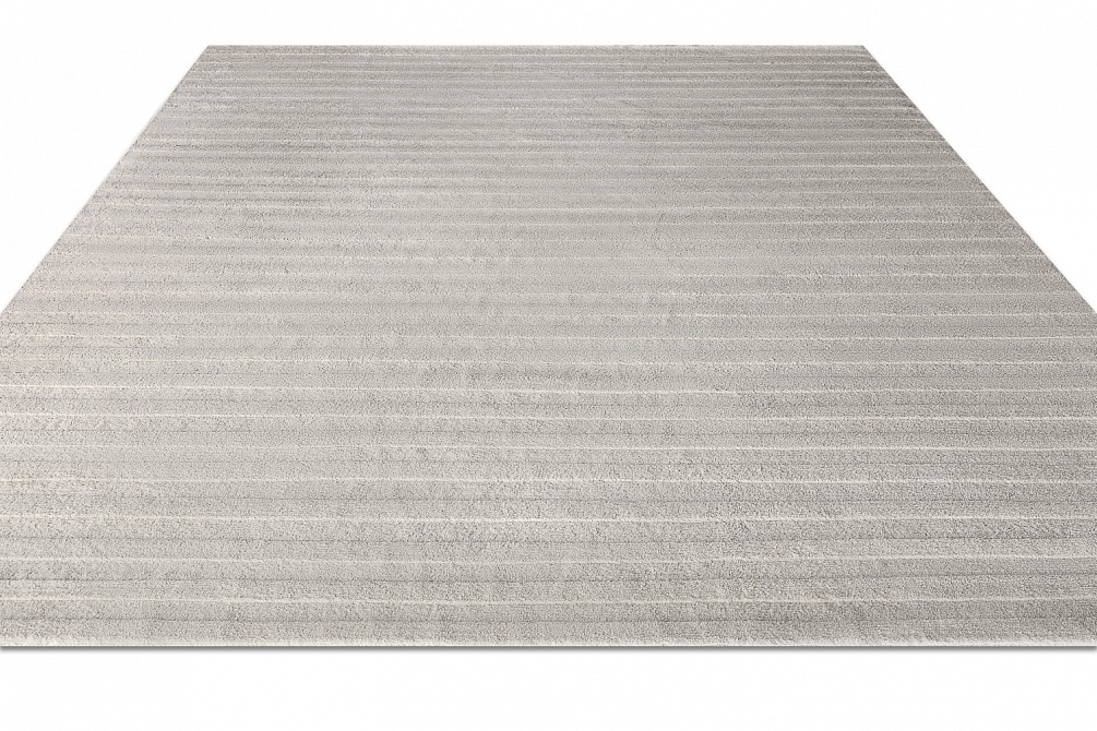 Индийский ковер из альпаки «BLANC DE BLANCS» STRIPES-IVORY