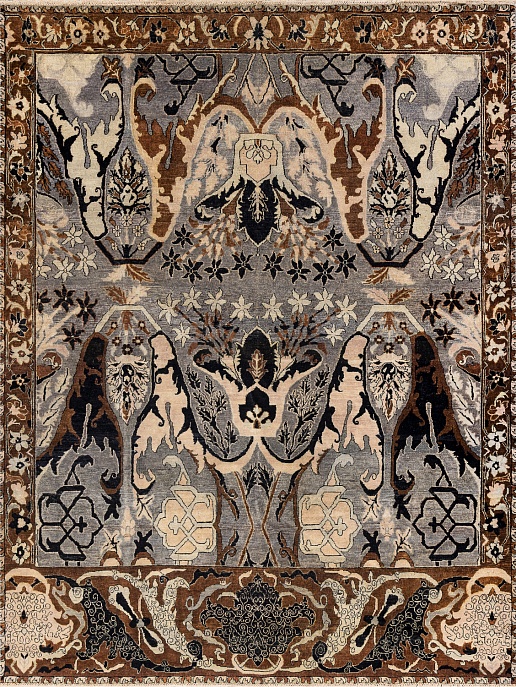 Индийский ковер из шерсти «ZIEGLER VINTAGE» AC228-GREY-BRN(237x294)