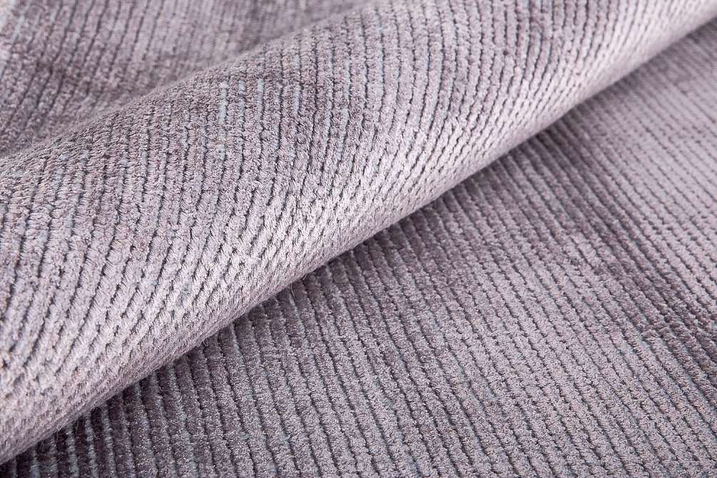 Индийский ковер из шерсти и арт-шёлка «MURUGAN» PLAIN-GRY-COOL-B008/D063 4