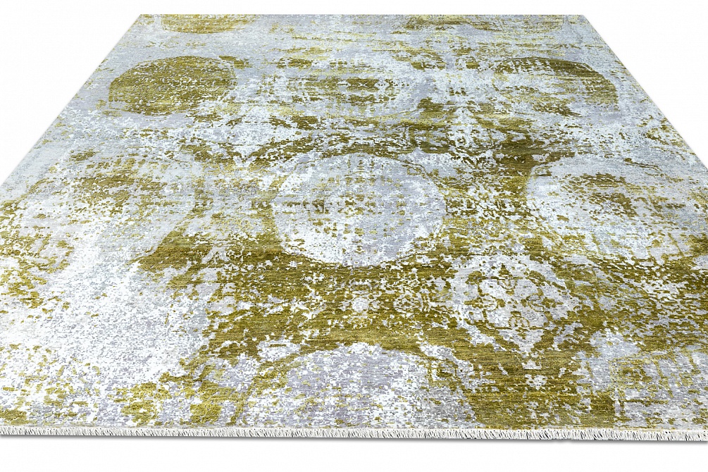 Индийский ковер из шерсти и шёлка «WEST HOLLYWOOD» PJ23554-GREEN 3