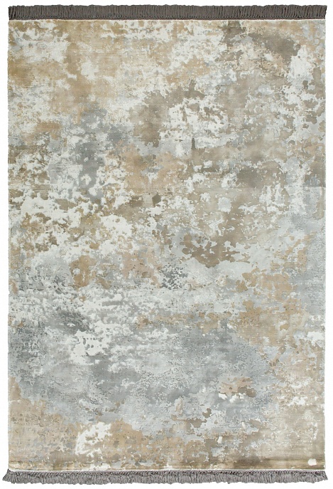 Индийский ковер из арт-шёлка «MIST» 2017012-CHOC