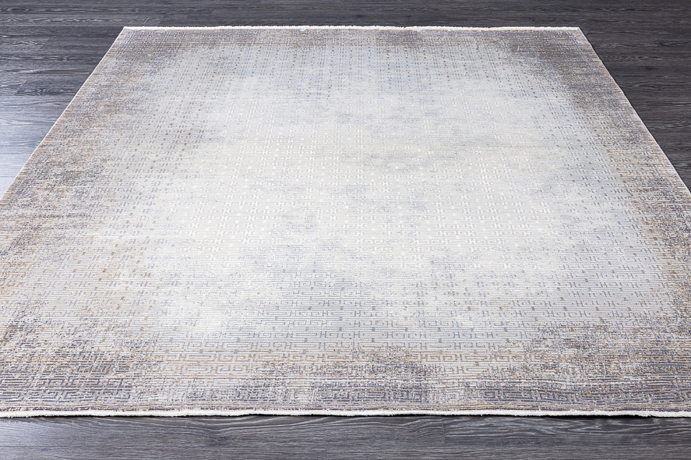 Турецкий ковер из эвкалиптового шёлка и шёлка «SALVATORE APARTMENT» EH39B-HBGRY-CRE