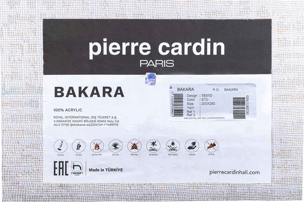 Турецкий ковёр из акрила «Pierre Cardin BAKARA» TE01D(Oval)
