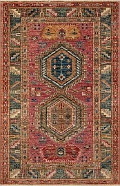 Пакистанский ковер из шерсти «KAZAK ROYAL» 252983-PURPAL-PURPAL 1