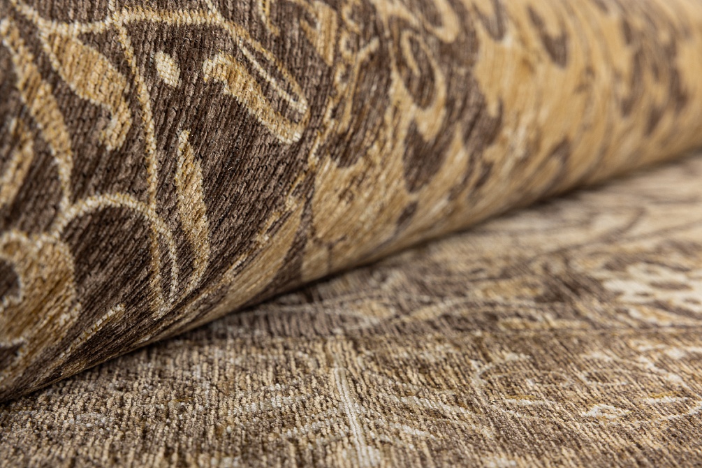 Бельгийский ковер из вискозы, акрила и хлопка «ELEGANT TAPESTRY» DIORA-BRN-7814