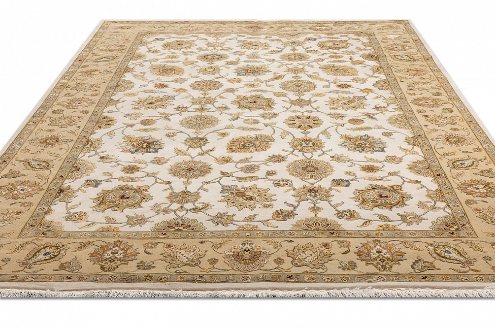 Индийский ковер из шерсти, шёлка и хлопка «AURORA 14/14» QNQ03-MIVR-LTAN 3