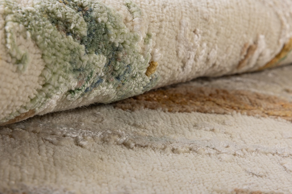 Индийский ковер из шерсти и арт-шёлка «STORM» FR737-MULTI