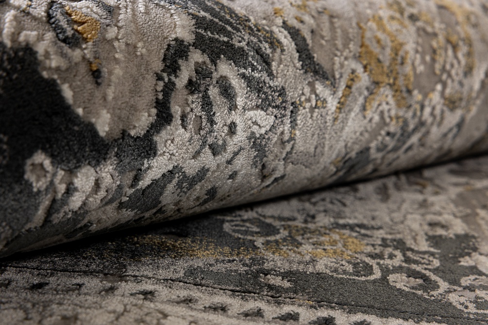 Турецкий ковер из эвкалиптового шёлка и акрила «VERSAİLLES PALACE» 5995A-LGRY-ANT 5