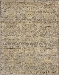 Индийский ковер из шерсти, шёлка и хлопка «POLONAISE» ESH1425-M.TAUPE-D.IVORY 1