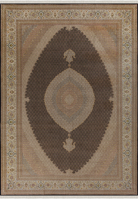 Иранский ковер из шерсти и шёлка «TABRIZ MAHI» 808-1-IR