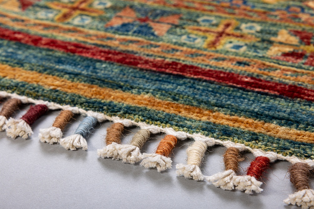 Пакистанский ковер из шерсти «SHAWL KANDI» MULTY-MULTY(78x125)