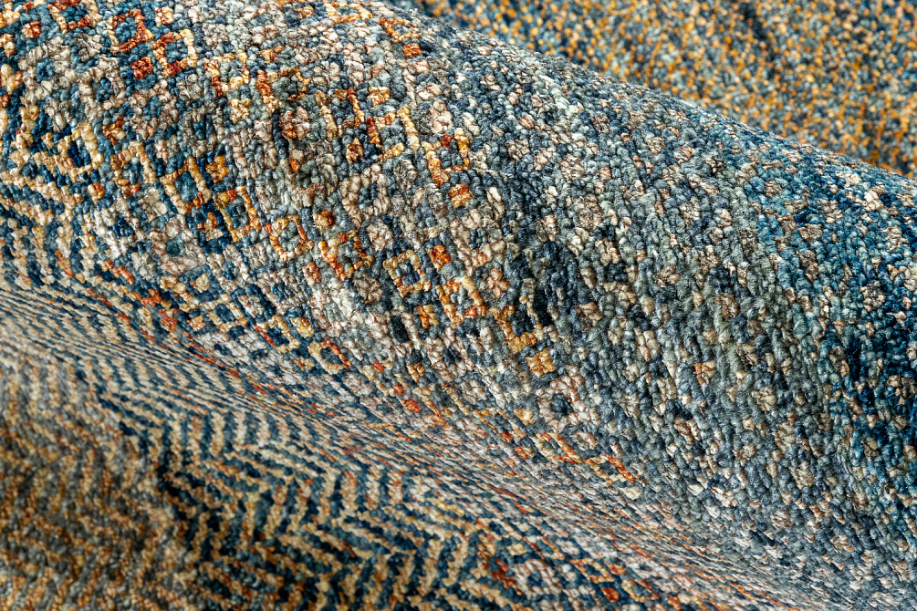 Индийский ковёр из шерсти и шёлка «MALIBU» ETHEREA