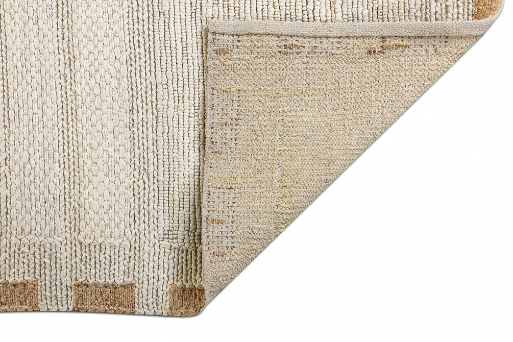 Индийский ковер из джута «JUTE MODERN» ZA581-N.WHITE