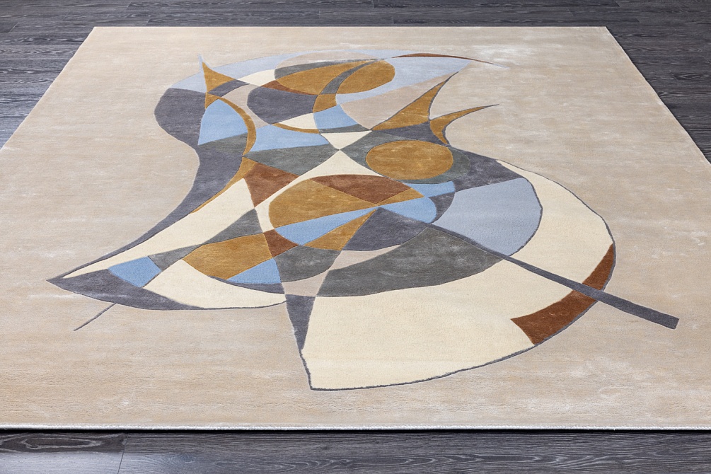 Индийский ковер из арт-шёлка «Art de Vivre by DETALI» design Ksenia Skorogod «HUMILITI» 3