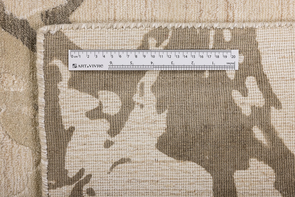 Индийский ковер из арт-шёлка и шерсти «EVEREST» 2023196-OTTER