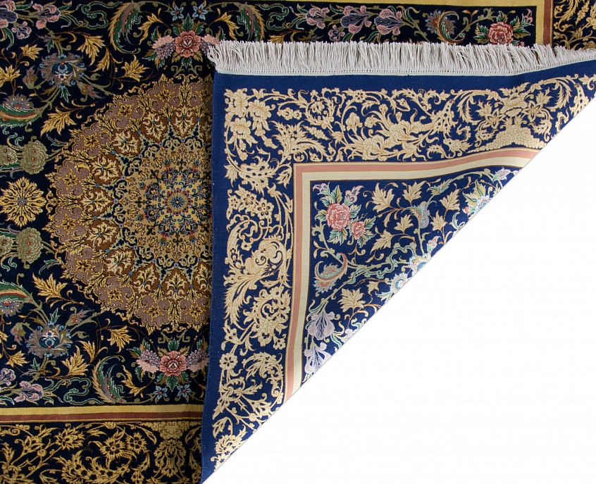 Иранский ковер из шёлка «QOM» 12-452/S-IR