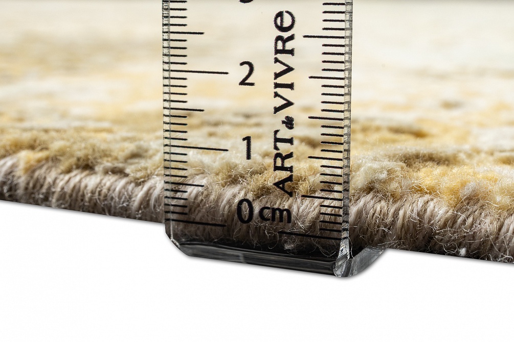 Индийский ковер из шерсти и шёлка «HOLLYWOOD ART» CE9318-GREEN(Round)