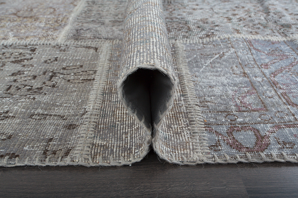 Турецкий ковёр из шерсти «PATCHWORK RUG» SIL(18-10600)