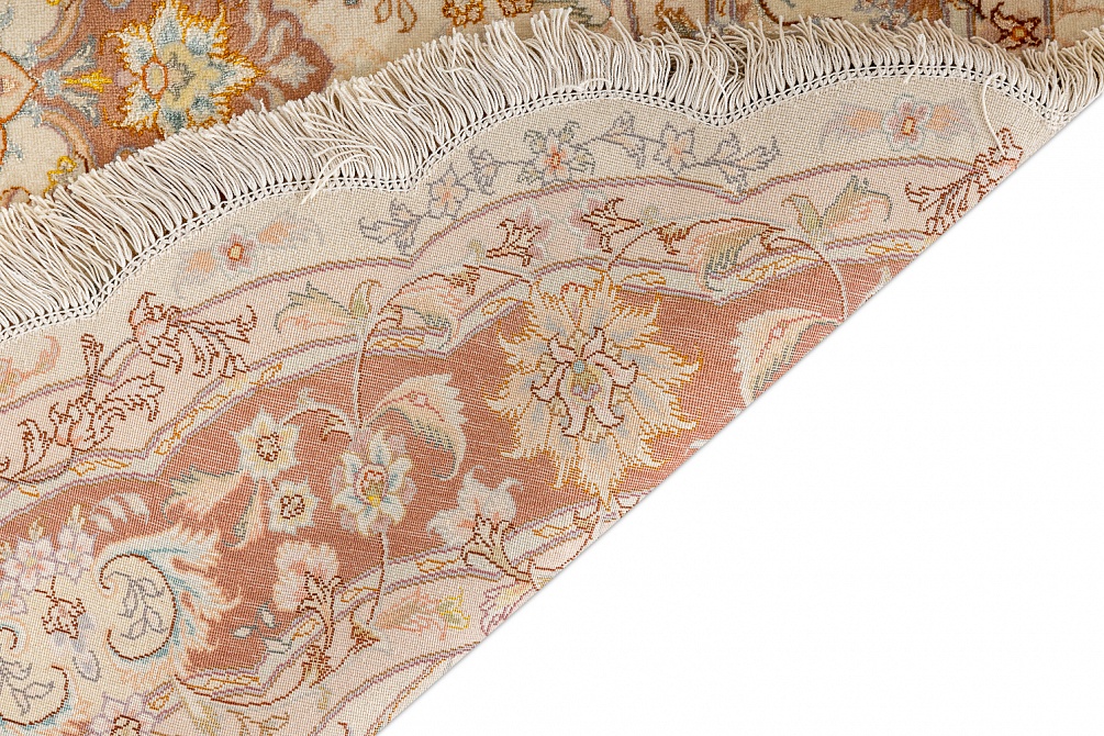 Иранский ковер из шерсти и шёлка «TABRIZ IR» 9-701-IR(Round) 4